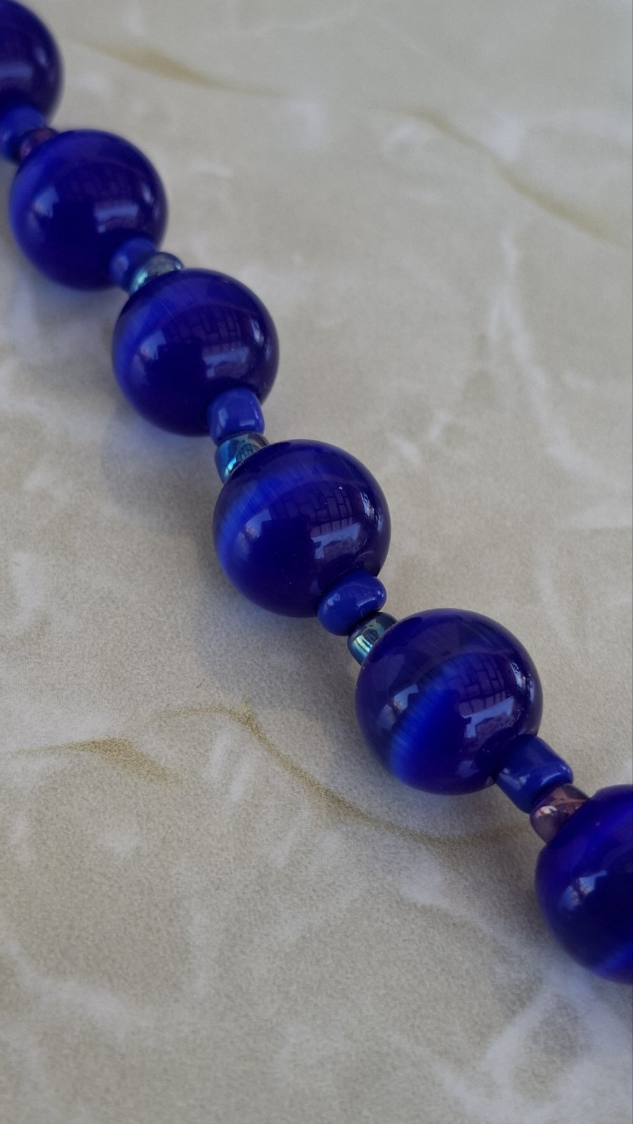 Blue necklace