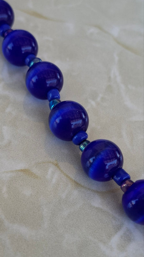 Blue necklace