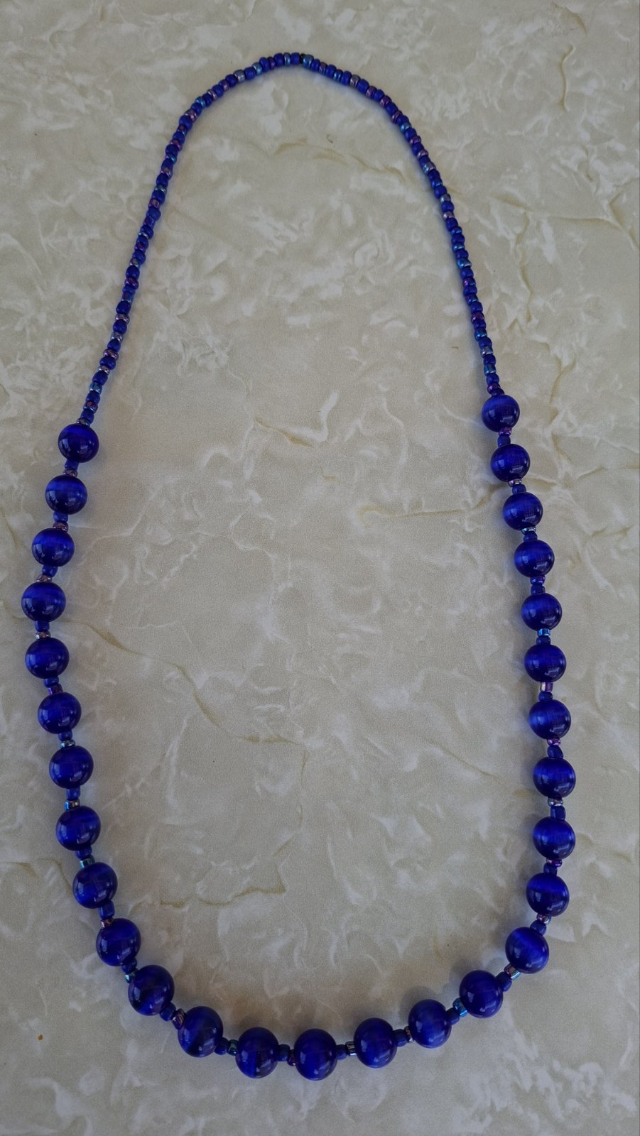 Blue necklace