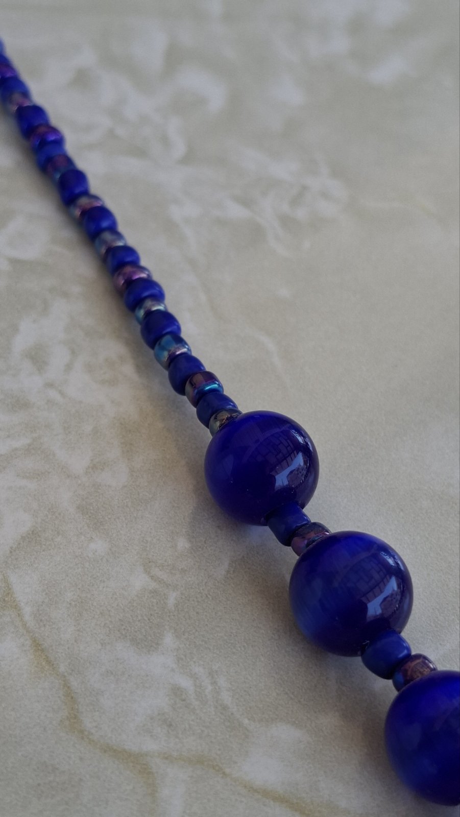Blue necklace