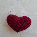 Crochet Heart Keyring