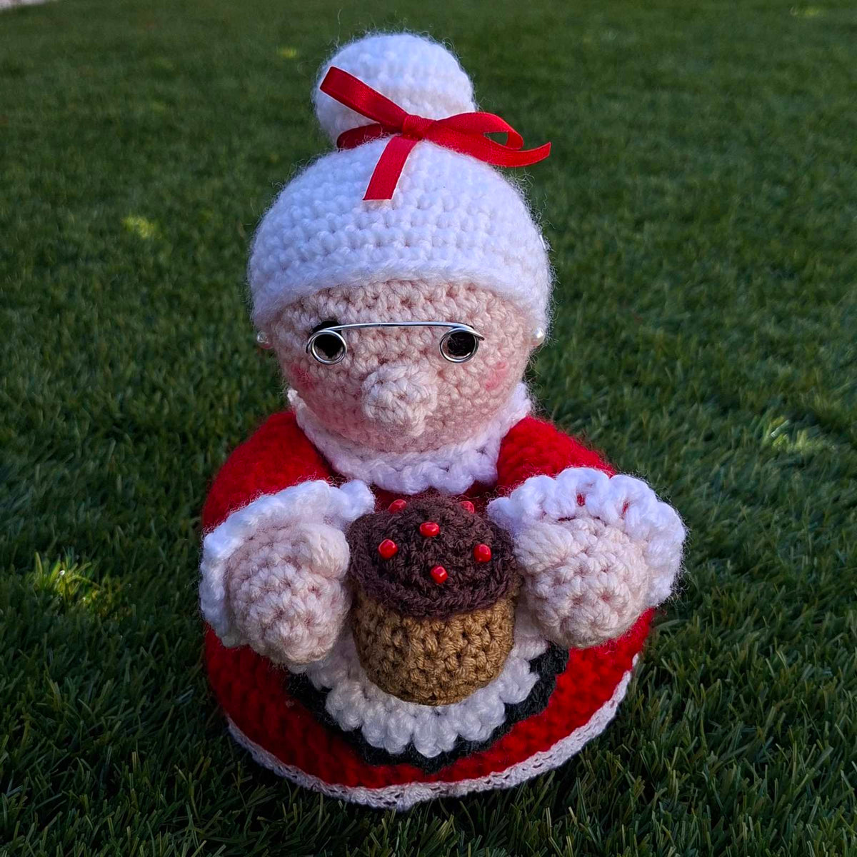 Handmade Crochet Mrs Claus