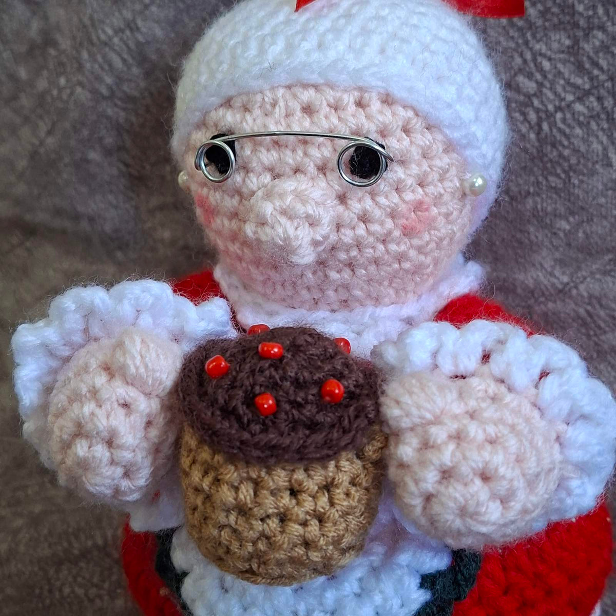 Handmade Crochet Mrs Claus