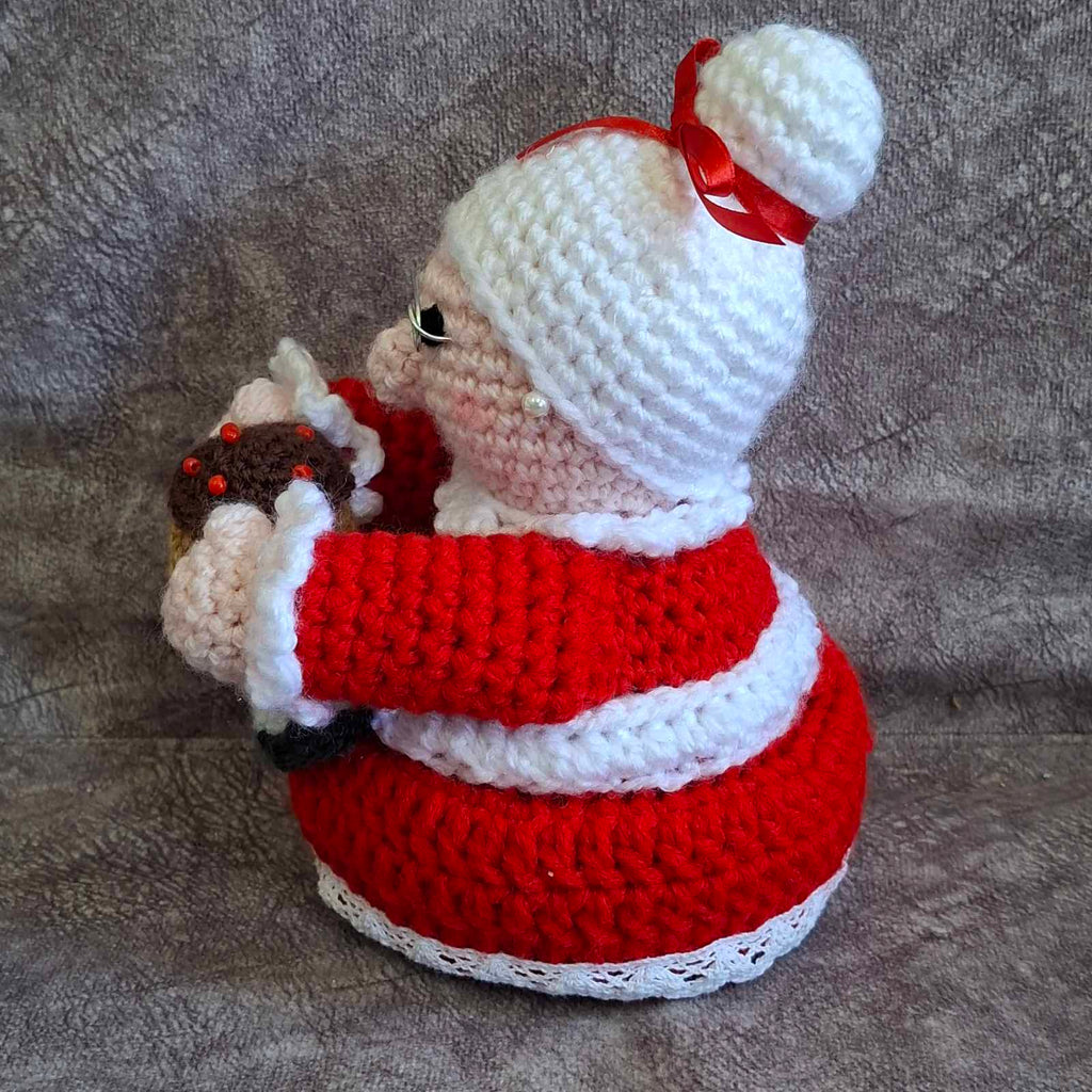 Handmade Crochet Mrs Claus