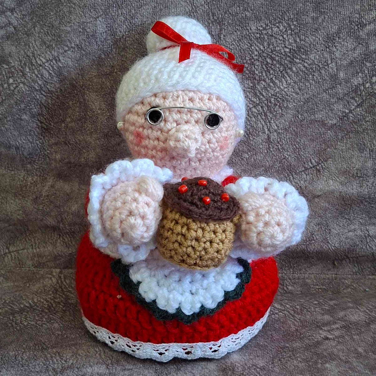 Handmade Crochet Mrs Claus