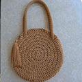 Round Crochet Bag