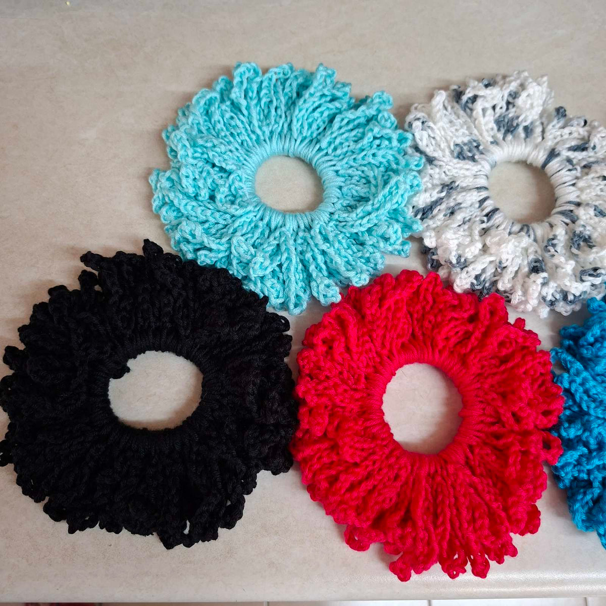 Handmade Crocheted Scrunchie